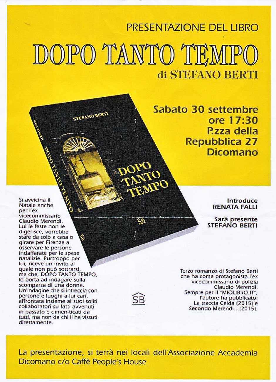 Libri in redazione: Dopo tanto tempo di Stefano Berti