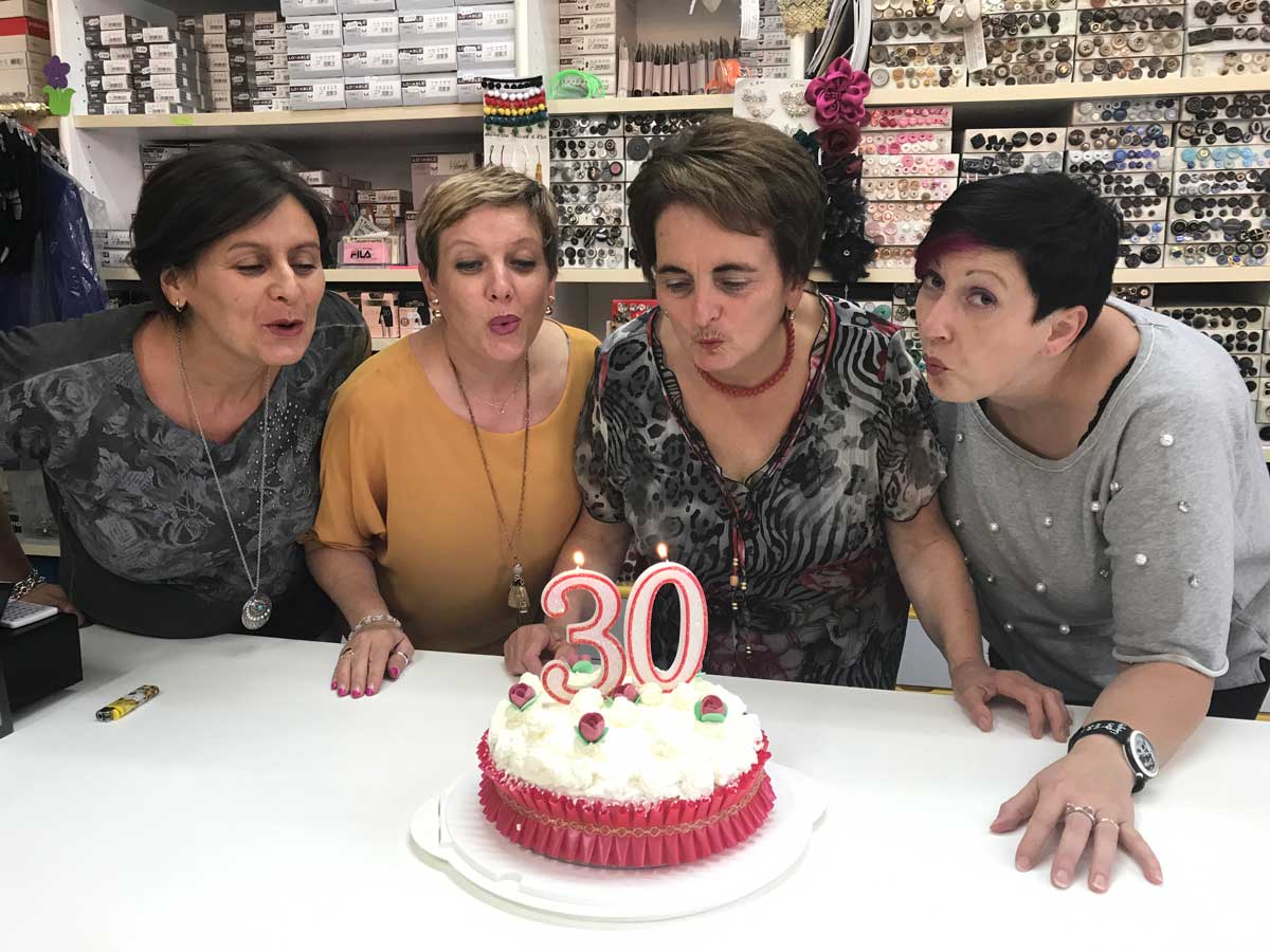 La Merceria della Loretta compie 30 anni di attività, insieme alle sue ragazze