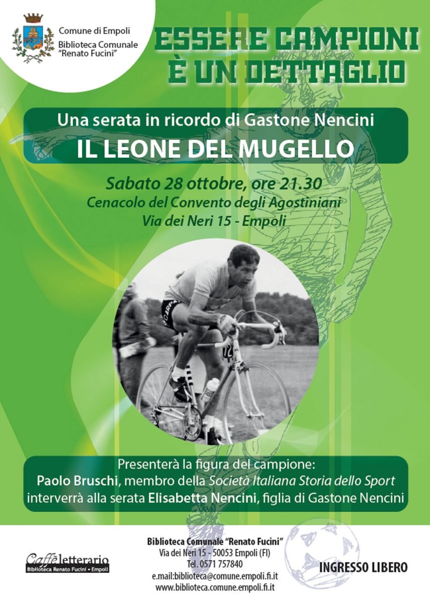 Gastone nencini ricordato a Empoli