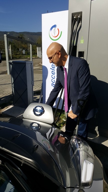 Auto elettrica? Colonnina di ricarica (veloce) al casello di Barberino