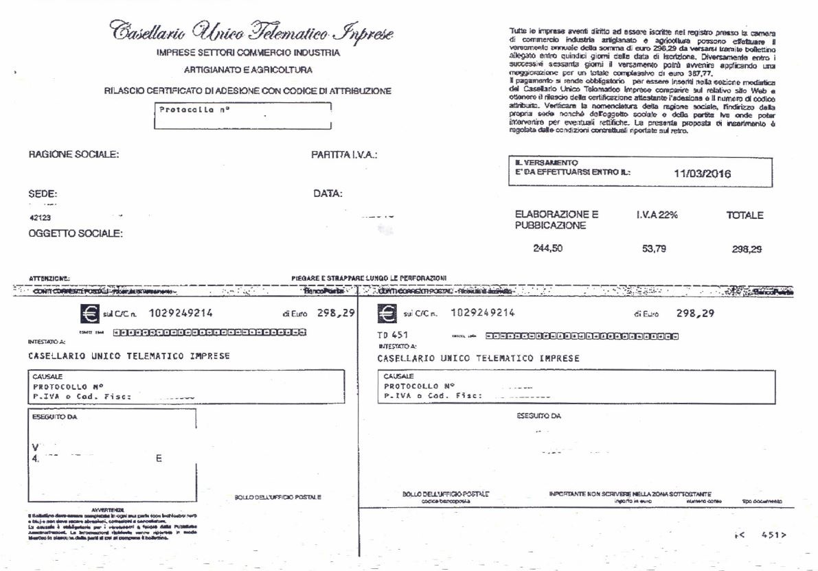 'Casellario delle Imprese', ma attenti: è pubblicità. Segnalazione di Confesercenti