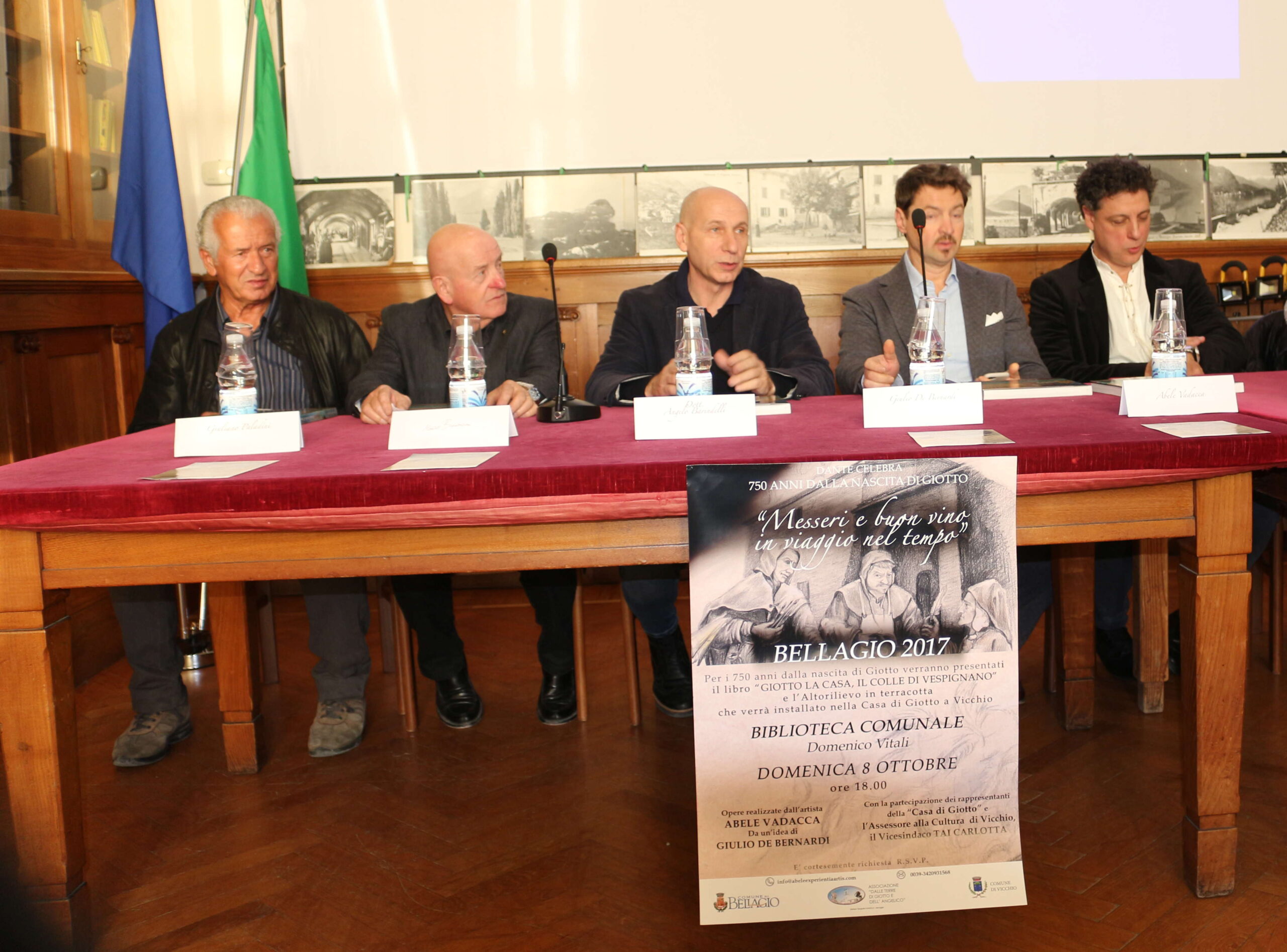 Presentato a Bellagio il libro su Giotto. Domenica la presentazione a Scarperia