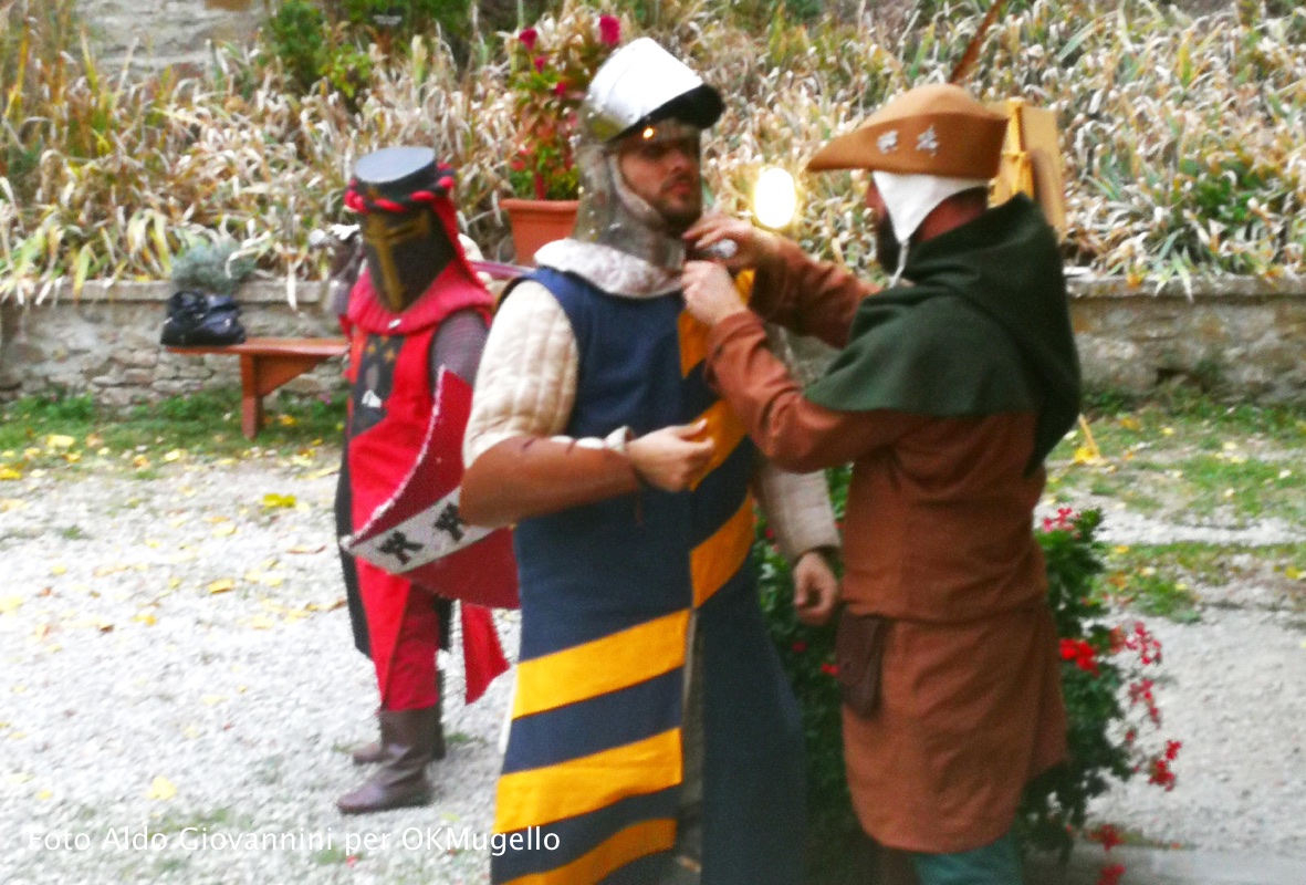 Giotto e il suo tempo alla Casa di Giotto. Recensione e foto della rievocazione (e c'era anche Dante...)