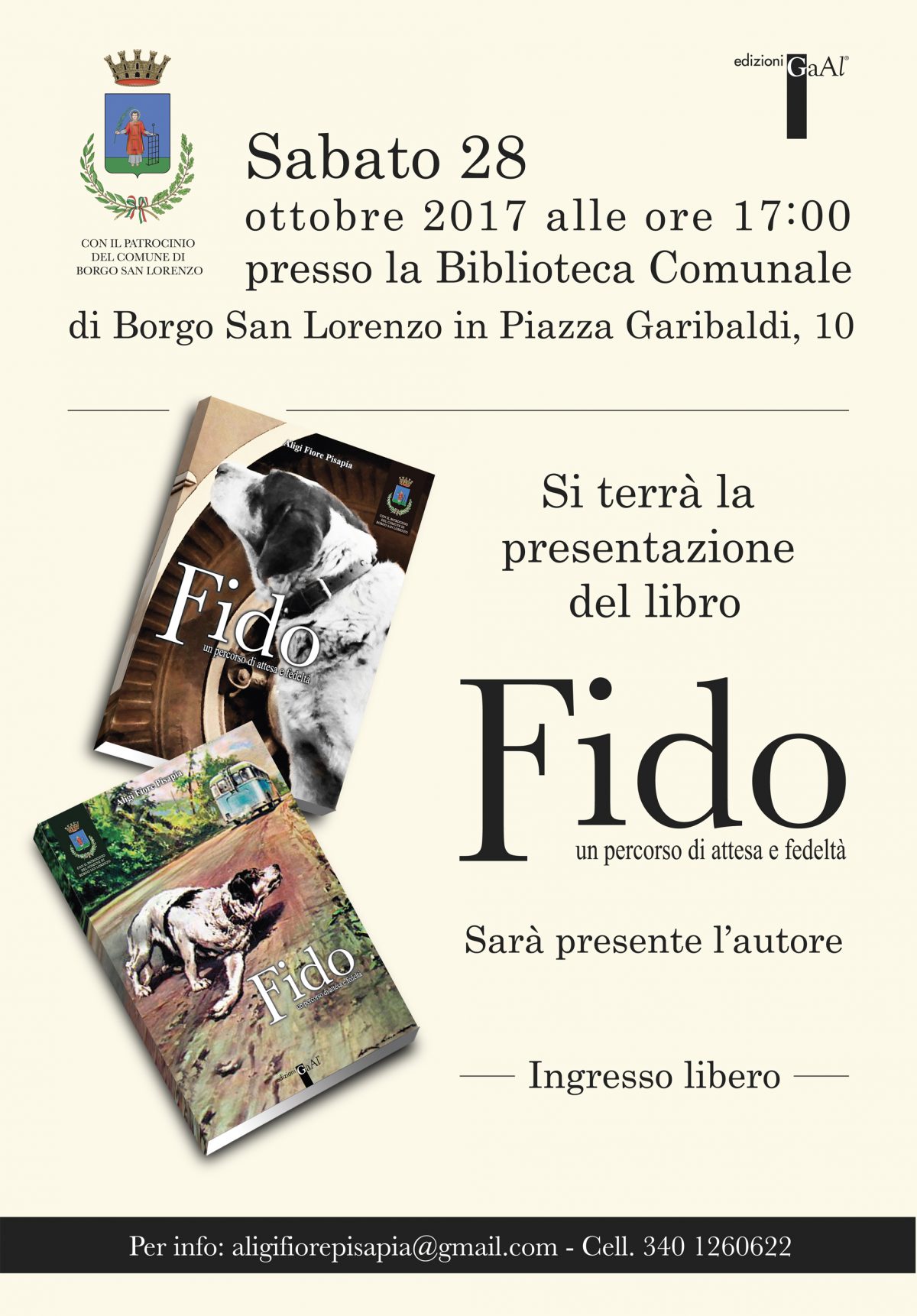 Alla Biblioteca Comunale, la presentazione di un libro sulla storia di Fido