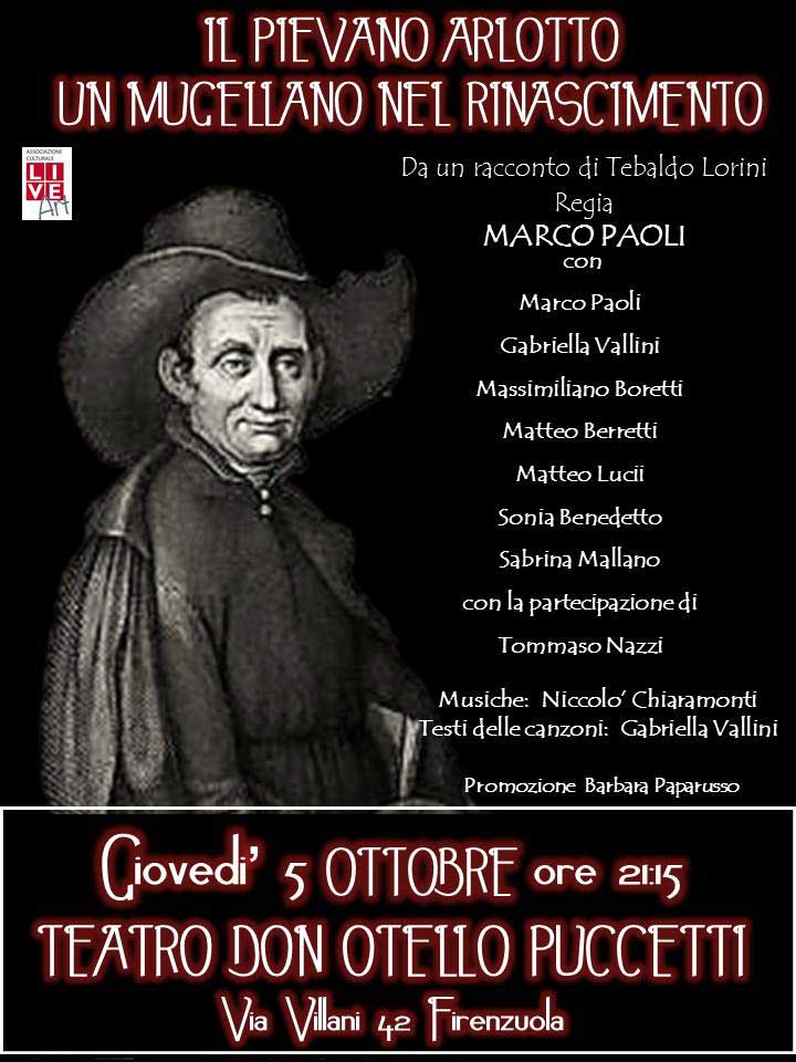 Torna nel Mugello Il Pievano Arlotto. In scena a Firenzuola