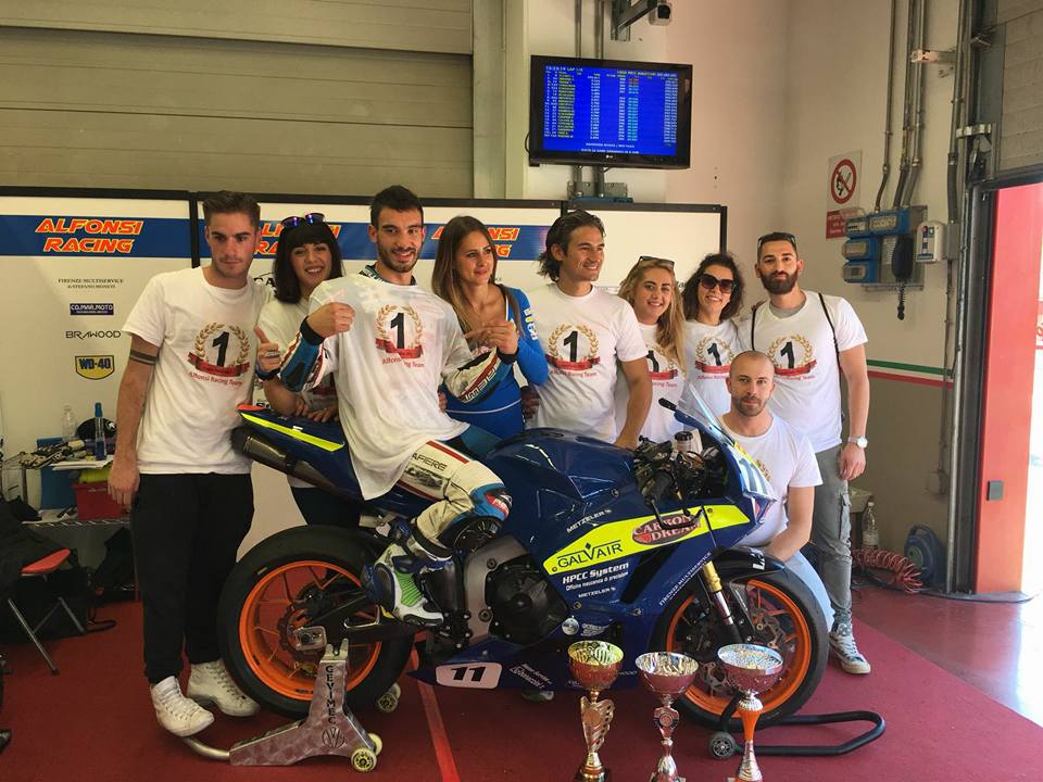 Yuri Menchetti. Il pilota di Barberino vince la Coppa Italia Velocità nella sua categoria