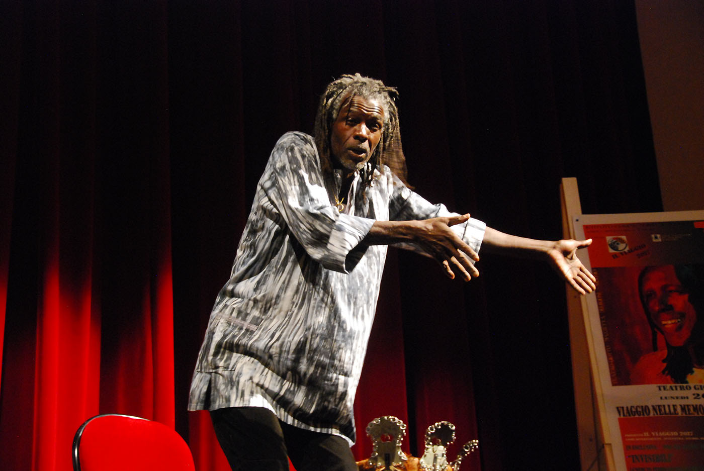 Mohamed Ba stamani a Vicchio. E prosegue il progetto 'Il Viaggio' dei ragazzi della scuola