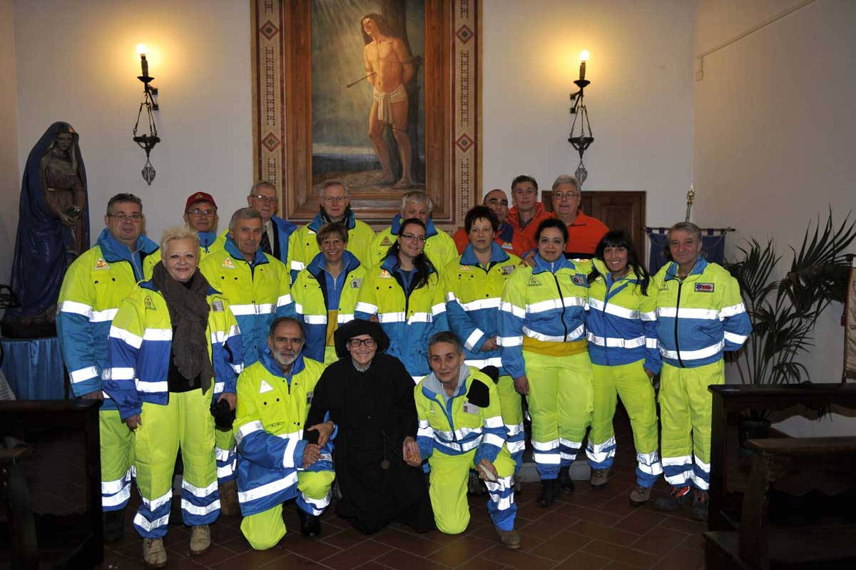 Premiazione dei volontari della Misericordia di Scarperia