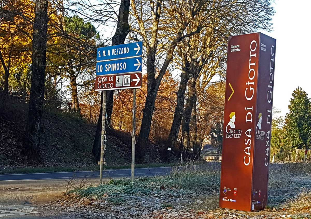 Una nuova cartellonistica dedicata ai luoghi di Giotto e del Beato Angelico