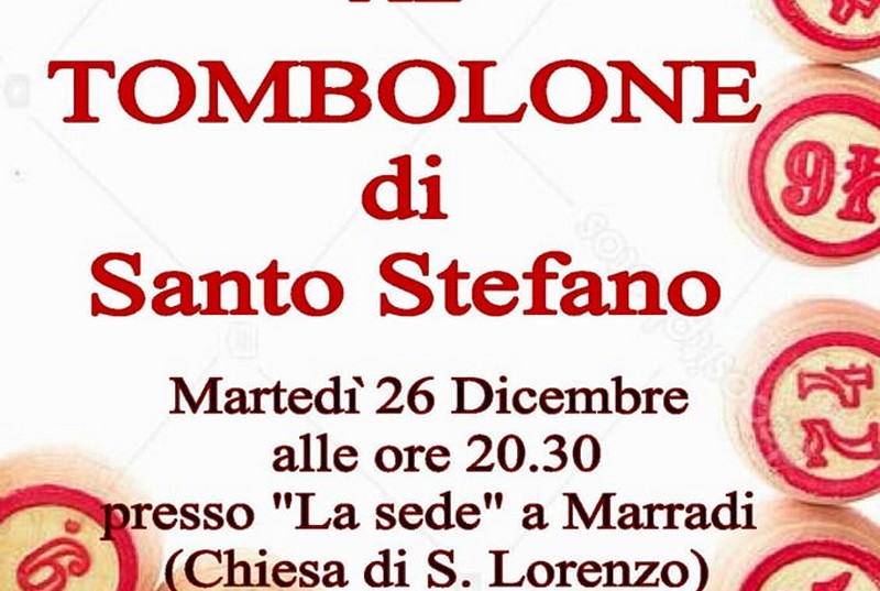 Tombolone di Santo Stefano a Marradi. Per la Protezione Civile