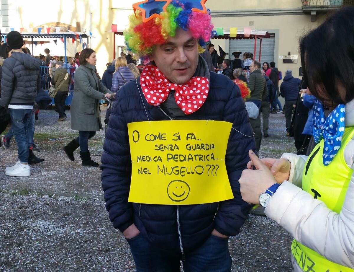 Guarda Medica Pediatrica. Raccolte altre 160 firme al carnevale