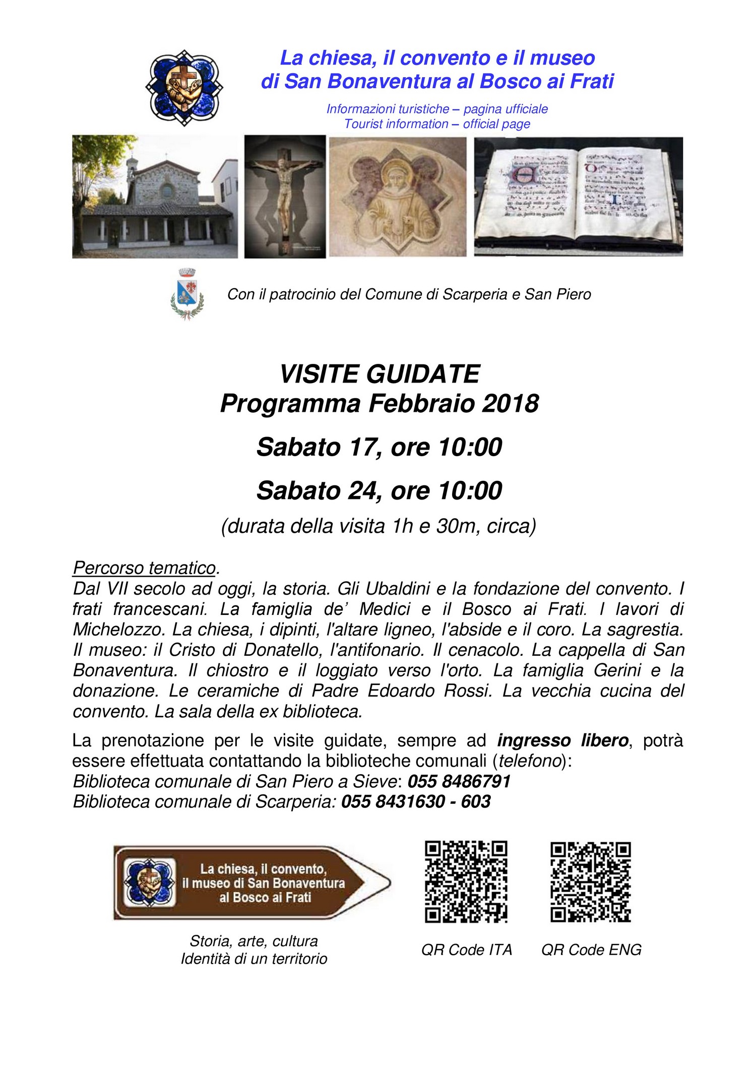 Visite guidate al Bosco ai Frati. Date e orari di febbraio