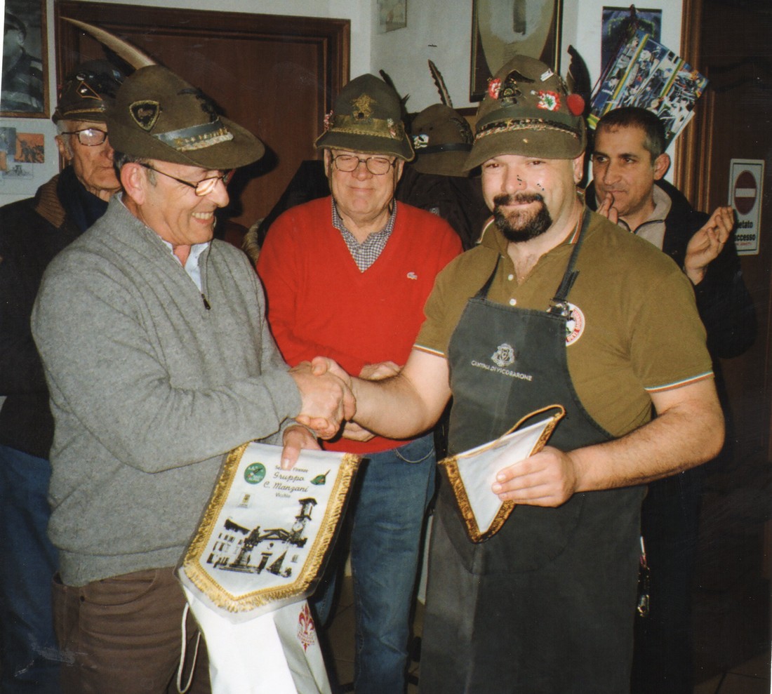 Alpini mugellani in trasferta. Ne parla anche la Gazzetta di Parma