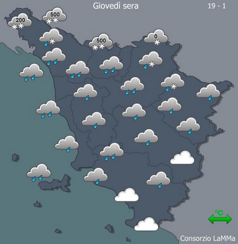 Maltempo. Gli aggiornamenti della Regione