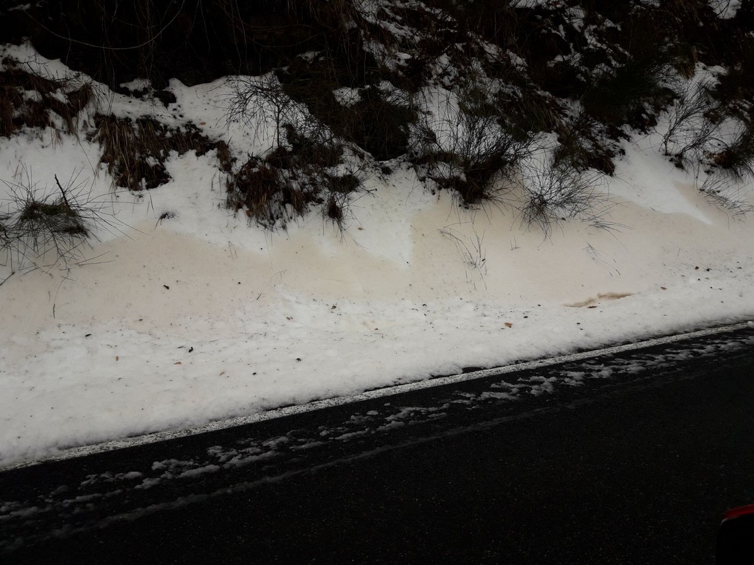 In Mugello il fenomeno della 'neve rossa'. Foto e spiegazione