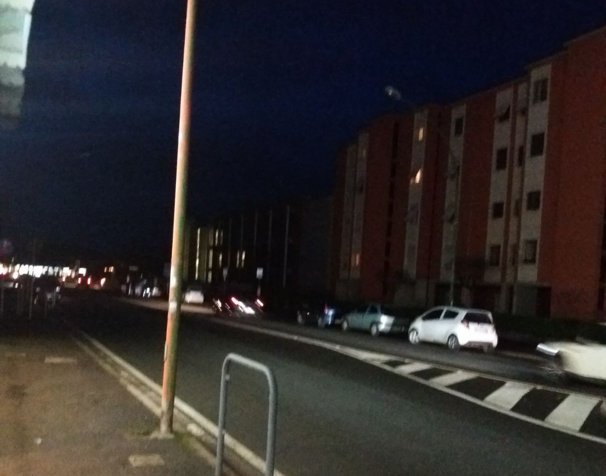 Viale della Resistenza 'al buio'. Era già successo a gennaio