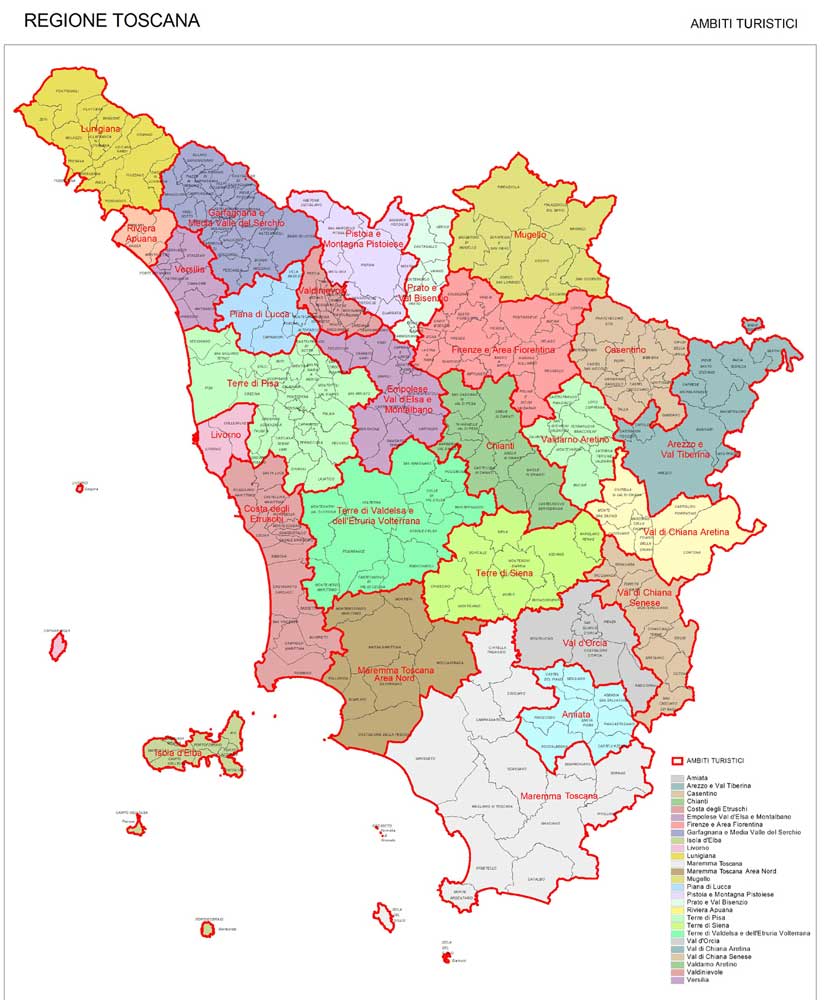 27 nuovi ambiti per il turismo in Toscana: ecco cosa prevede la proposta di legge regionale firmata Pd