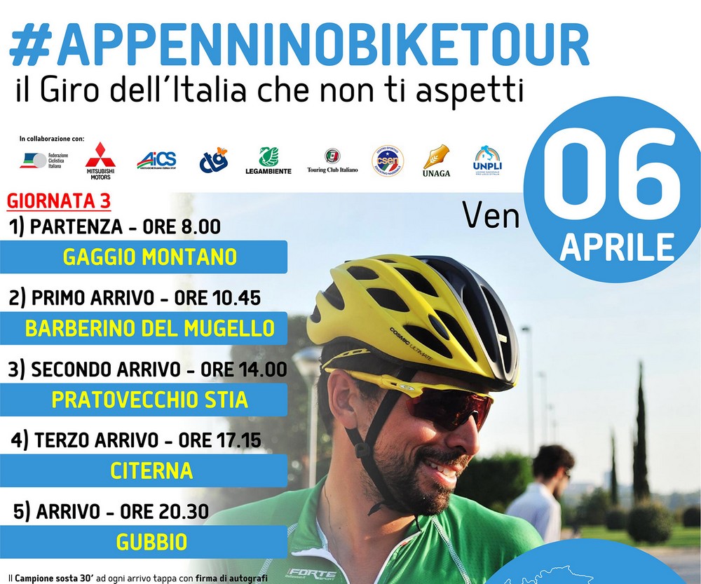 Da Nord a Sud Italia in bici. Venerdì fa tappa a Barberino l' #AppenninoBikeTour