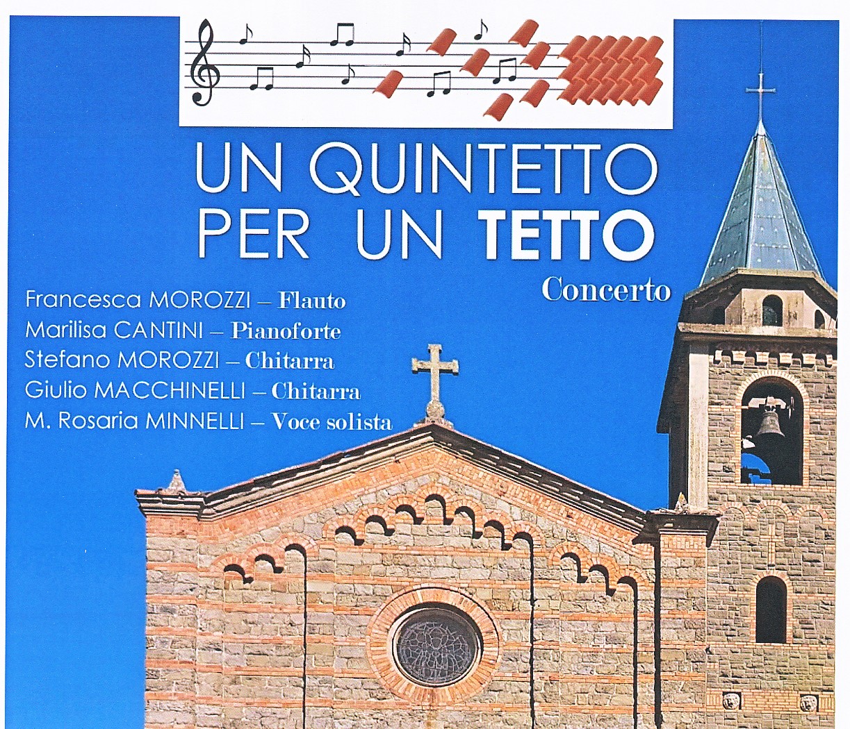 'Un quintetto per un tetto'. Concerto per la Chiesa di Polcanto