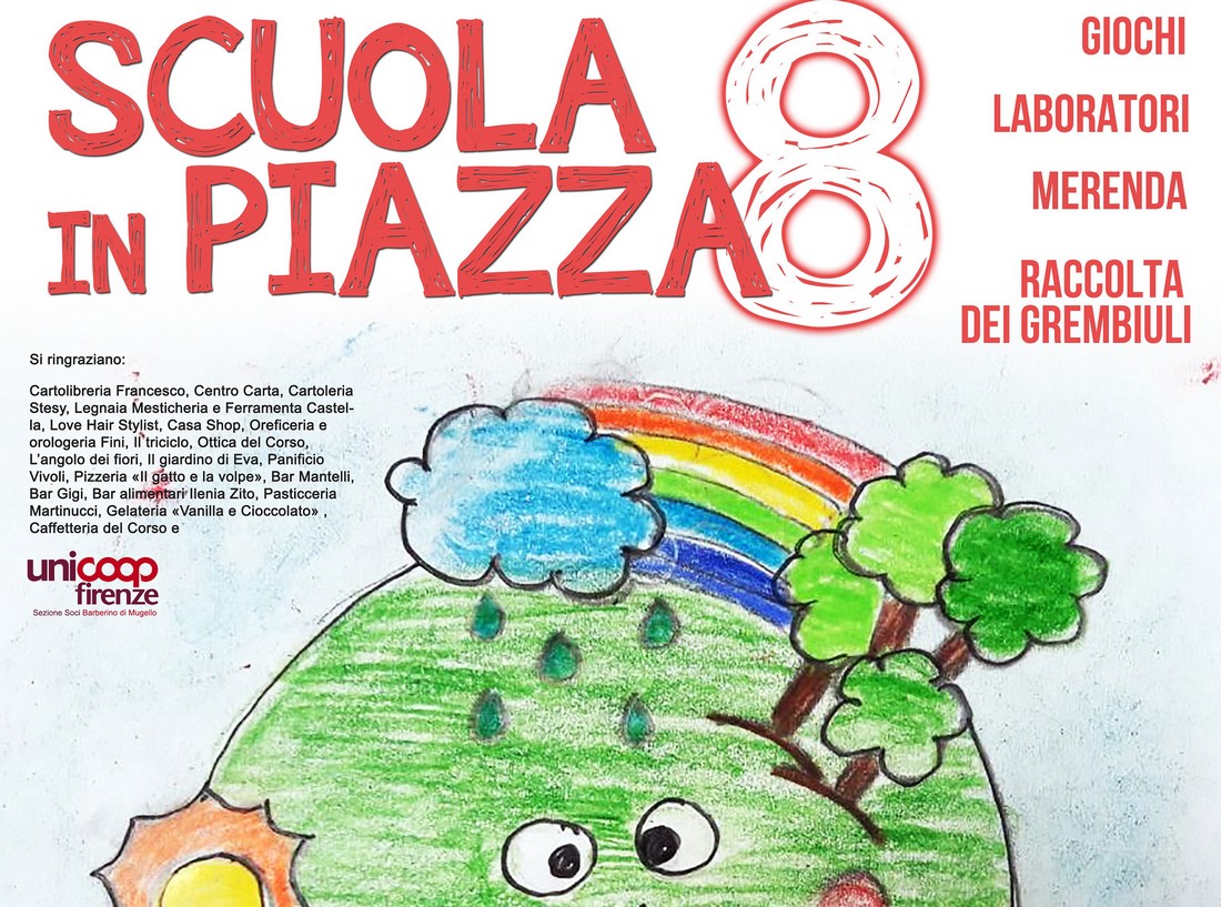 Scuola in piazza a Barberino. Il programma di sabato e domenica