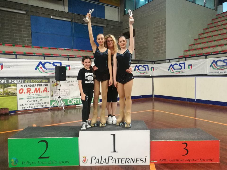 Aurora, Arianna e Giulia. Tre giovani 'assi' mugellani del pattinaggio