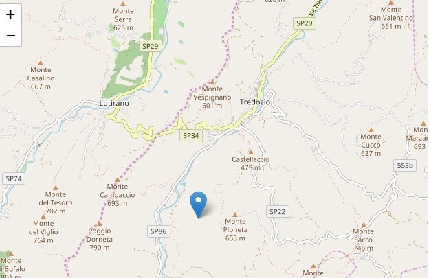 Scosse di terremoto, paura a Lutirano (Marradi)