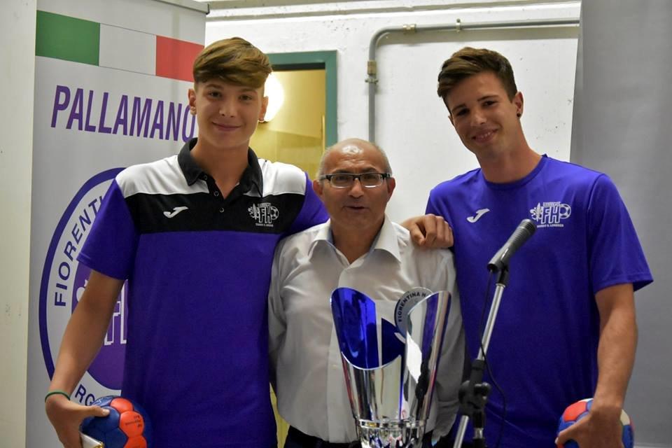 Gli Atleti Tommaso Romei e Gregorio Mazzanti convocati in Nazionale con il Presidente Sorrenti