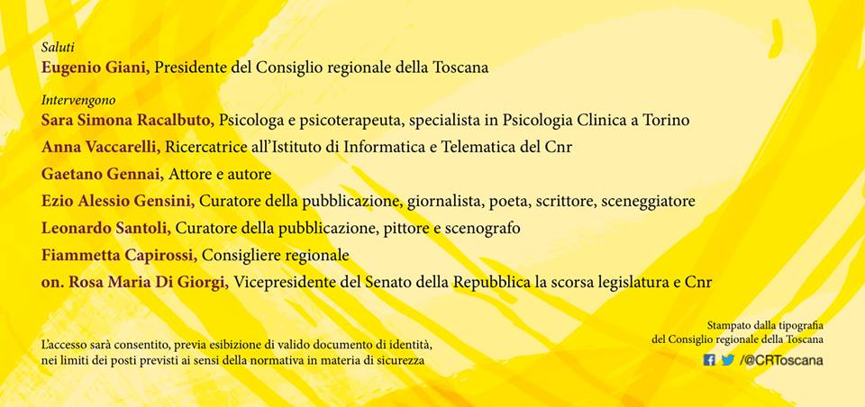 Pugni chiusi, nuovo libro di Gensini&Santoli sarà presentato in Regione Toscana il 25 giugno