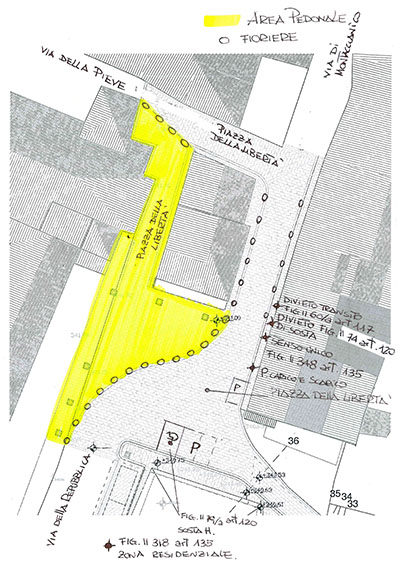 Scarperia. novità per i pedoni
