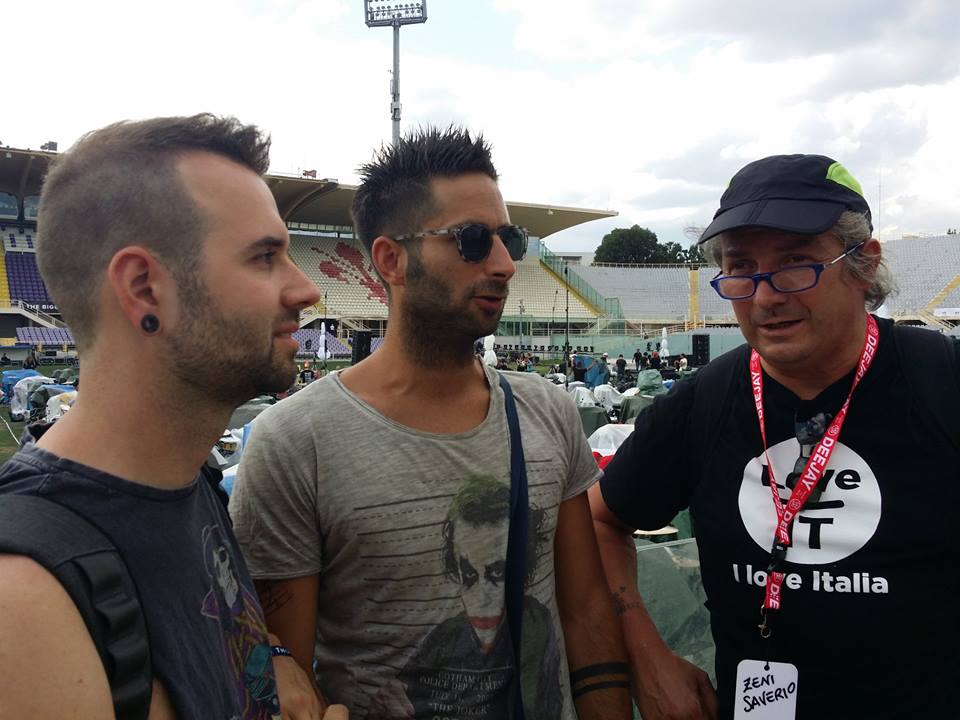 That's Live - Rockin'1000, Firenze. Preparativi e le interviste ai ragazzi mugellani e non solo.