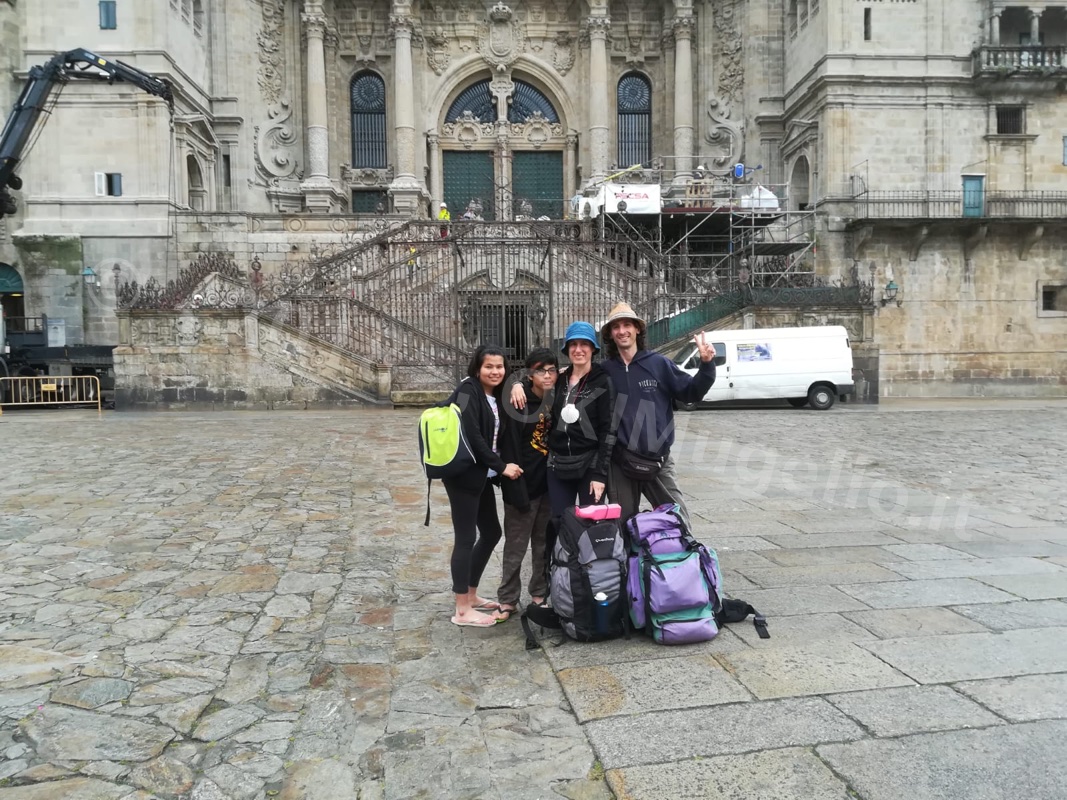 Finalmente la Cattedrale! Si conclude con successo il viaggio verso Santiago.