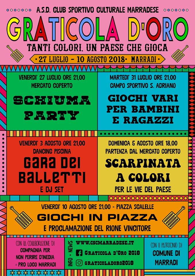 Marradi: iniziata la Graticola d'Oro, tanti colori e un paese che gioca