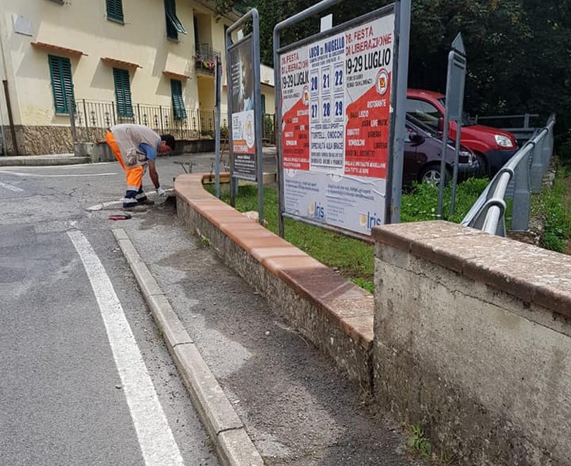 Razzuolo. Manutenzioni in corso