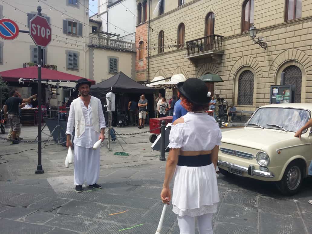 Se son rose, atto finale a Borgo. Mattinata di riprese con Pieraccioni, foto dal set