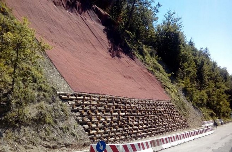 Sp32 della Faggiola. Concluso intervento a Palazzuolo, per la frana di inizio luglio