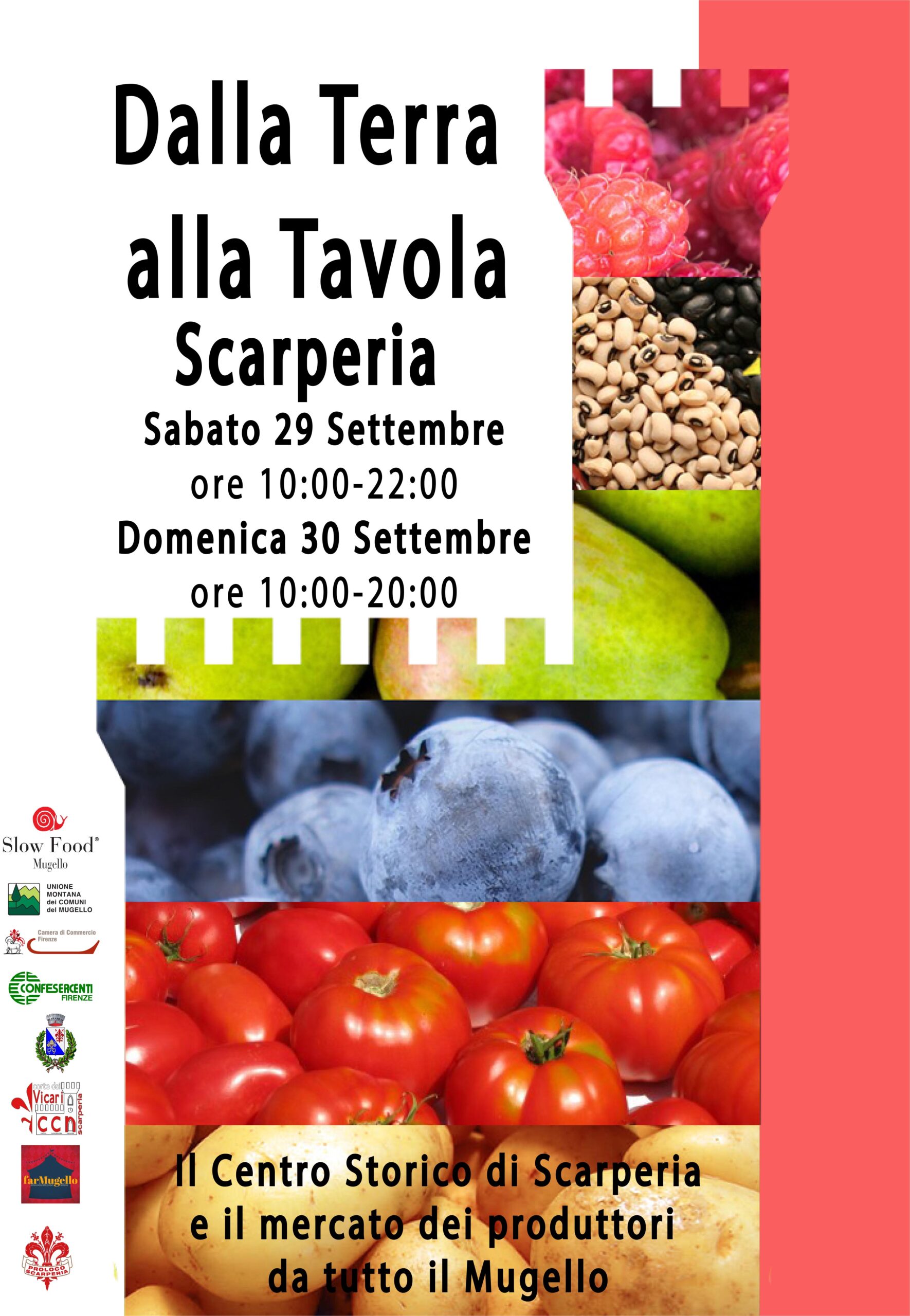Dalla terra alla tavola, sabato 29 e domenica 30 settembre a Scarperia