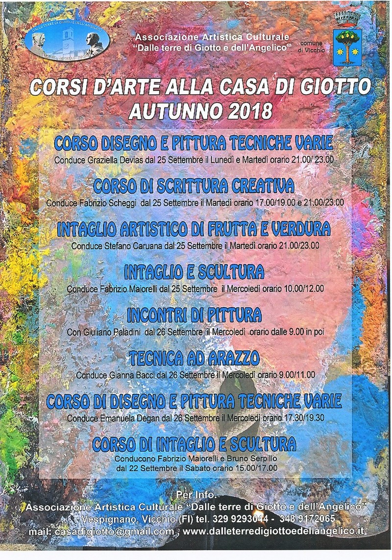 Intensa attività artistica alla Casa di Giotto