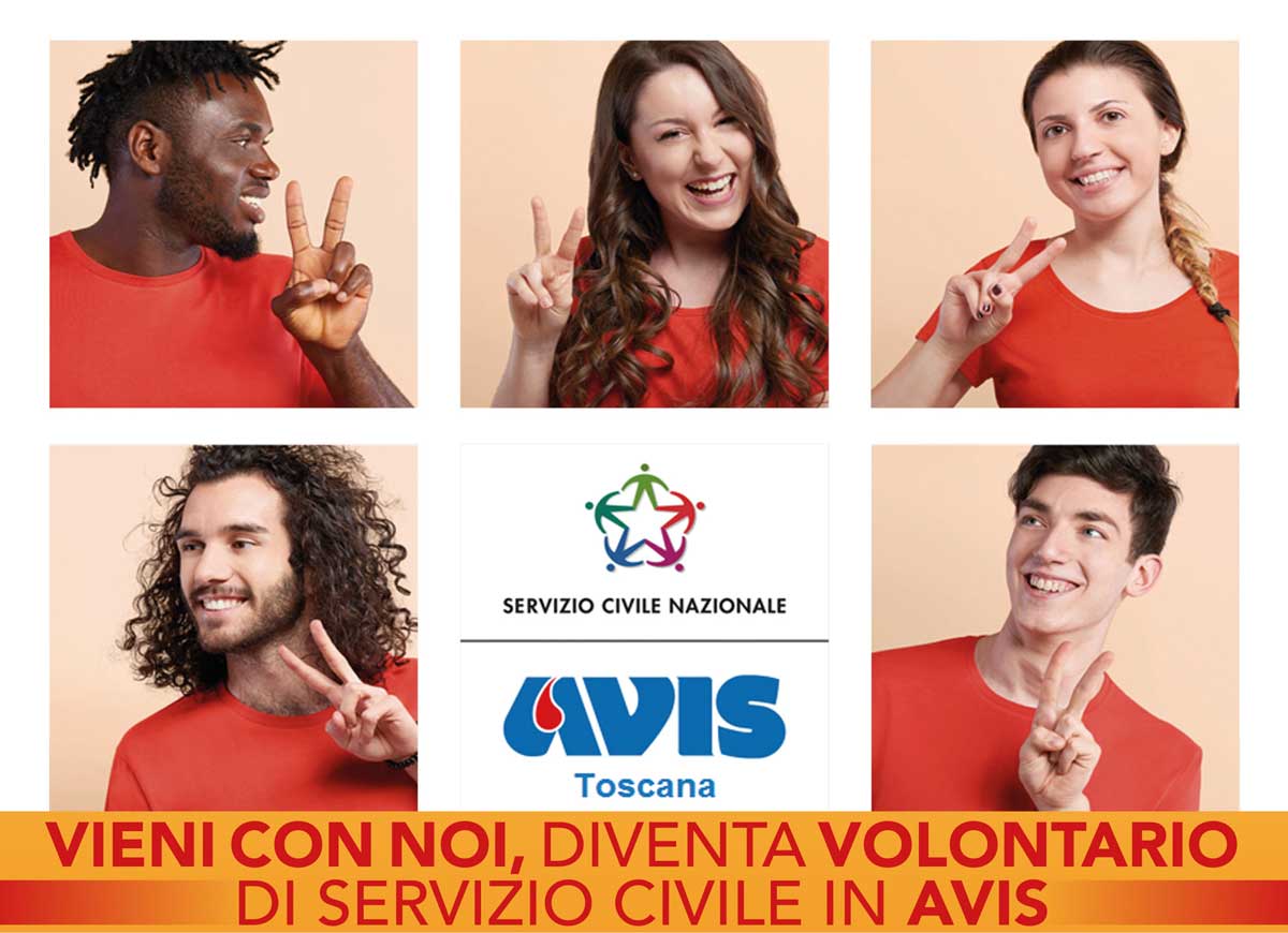 Aperto il bando di servizio civile nazionale Più Avis… più plasma – new edition