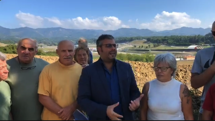 Autodromo & Rumore. Sopralluogo dei 5 stelle, il loro video messaggio