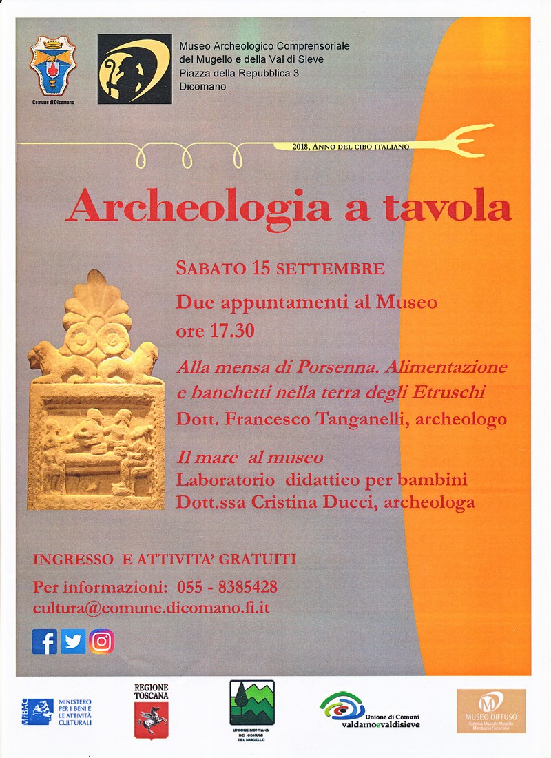 Archeologia a tavola a Dicomano