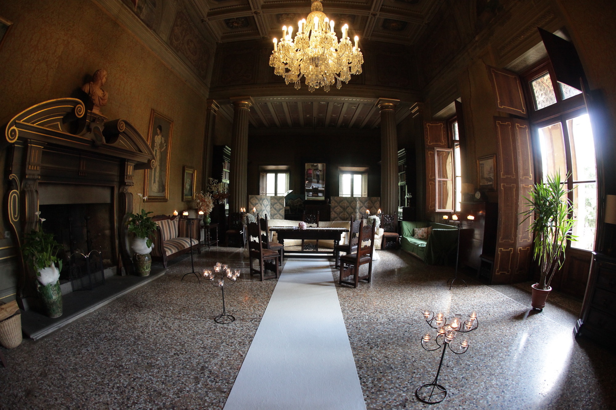 sala della musica villa di striano