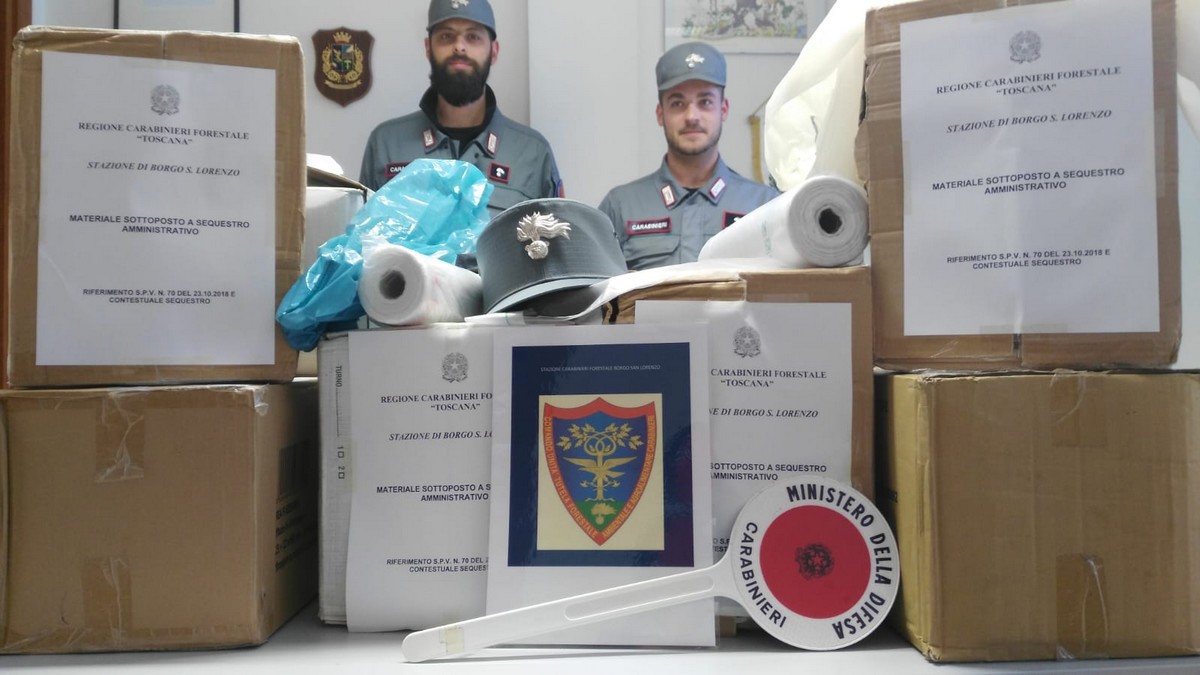 Buste irregolari al mercato di Borgo. Sequestri e sanzioni