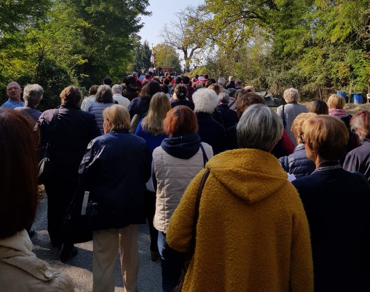 Grande concorso di popolo per la festa di S. Clarice a Luco di Mugello