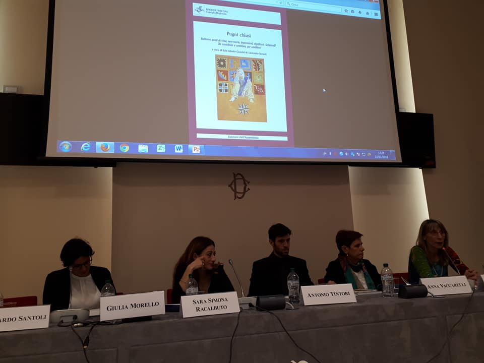 Relatori al tavolo - Sala Nilde Jotti 1