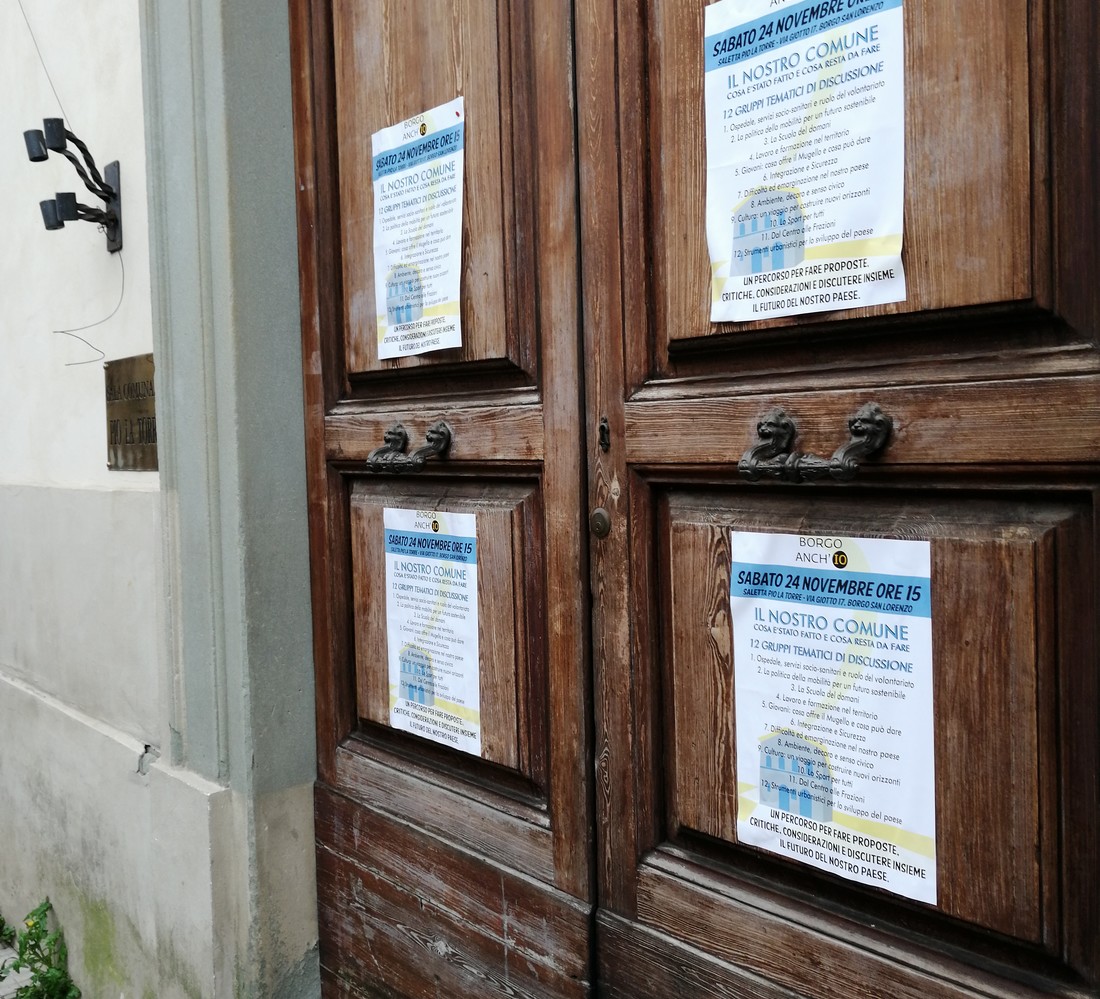 Lega - Borgo Anch'io. La polemica è sui manifesti (lasciati)