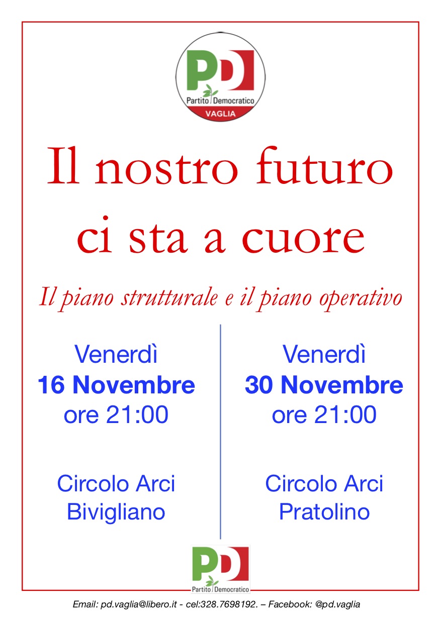 Vaglia. Il nostro futuro ci sta a cuore