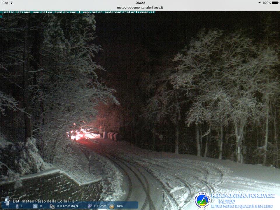 passo colla stamani presto