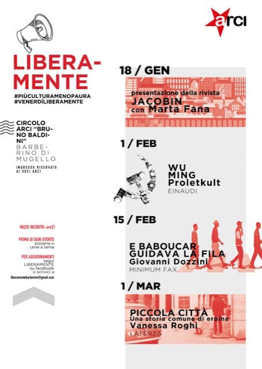 Lib(e)riamoci: gli appuntamenti del venerdì di Liberamente