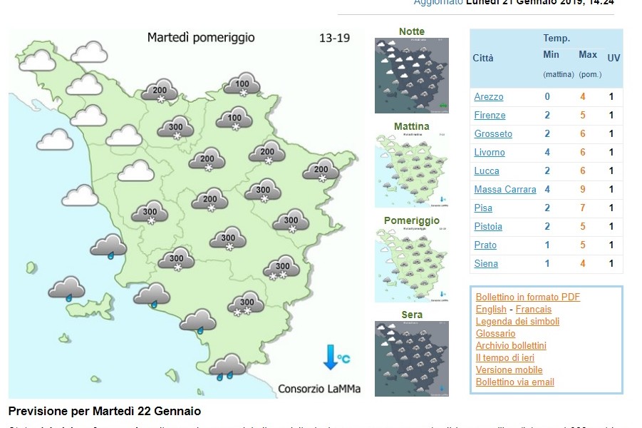 Meteo flash - Inizia a nevicare sui passi