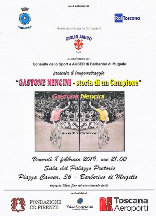Documentario su Gastone Nencini a Barberino. Info